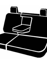 FIA Inc. OE30 Custom Fit Seat Cover                                     - OE32-98 GRAY - Image 3