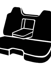 FIA Inc. NP90 Custom Fit Seat Cover                                     - NP97-22 GRAY - Image 3