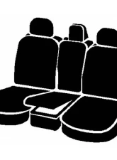 FIA Inc. NP90 Custom Fit Seat Cover                                     - NP97-42 GRAY - Image 3