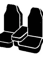 FIA Inc. SL60 Series Leatherlite Custom Fit Seat Cover                                     - SL67-6 GRAY - Image 3