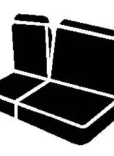 FIA Inc. TR40 Series Wrangler Custom Fit Seat Cover                                     - TR48-3 BROWN - Image 3