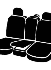 FIA Inc. NP90 Custom Fit Seat Cover                                     - NP98-37 GRAY - Image 3
