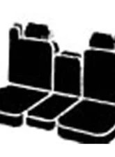 FIA Inc. TR40 Series Wrangler Custom Fit Seat Cover                                     - TR48-9 BLACK - Image 3