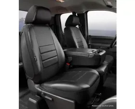 FIA SL60 Series - Leatherlite Simulated Leather Custom Fit Front Seat Cover- Black