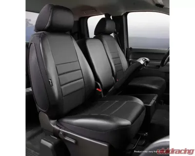 FIA Inc. SL60 Series Leatherlite Custom Fit Seat Cover - SL69-15 BLK/BLK