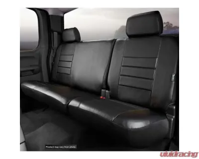 FIA SL60 Series - Leatherlite Simulated Leather Custom Fit Rear Seat Cover- Black Jeep Gladiator 2020-2021 - SL62-77 BLK/BLK
