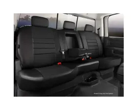 FIA SL60 Series - Leatherlite Simulated Leather Custom Fit Rear Seat Cover- Black Jeep Wrangler 2018-2021