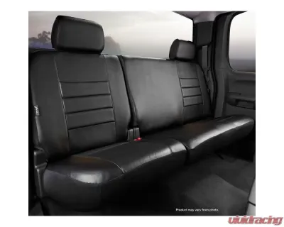 FIA SL60 Series - Leatherlite Simulated Leather Custom Fit Rear Seat Cover- Black Rear 2022-2024 - SL62-26 BLK/BLK