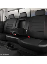 FIA Inc. SL60 Series Leatherlite Custom Fit Seat Cover                                     - SL67-6 BLK/BLK - Image 3