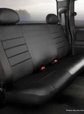 FIA Inc. SL60 Series Leatherlite Custom Fit Seat Cover                                     - SL67-7 BLK/BLK - Image 3