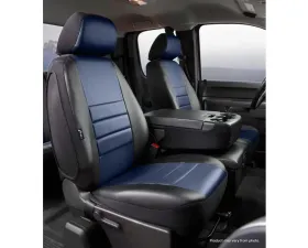 FIA SL60 Series - Leatherlite Simulated Leather Custom Fit Front Seat Cover- Blue