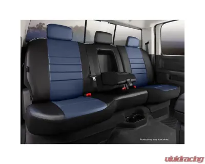 FIA SL60 Series - Leatherlite Simulated Leather Custom Fit Rear Seat Cover- Blue Jeep Wrangler 2018-2021 - SL65-2 BLUE