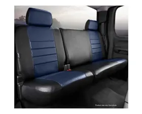 FIA SL60 Series - Leatherlite Simulated Leather Custom Fit Rear Seat Cover- Blue Rear