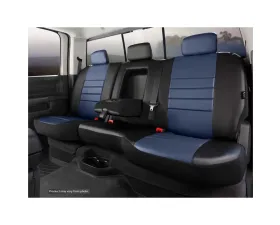 FIA SL60 Series - Leatherlite Simulated Leather Custom Fit Rear Seat Cover- Blue Rear 2022-2024