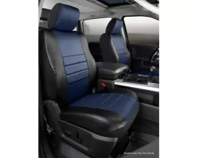 FIA SL60 Series - Leatherlite Simulated Leather Custom Fit Front Seat Cover- Blue Rear 2021-2024