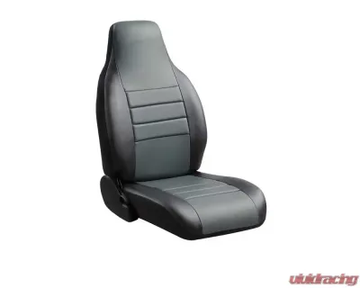 FIA SL60 Series - Leatherlite Simulated Leather Custom Fit Rear Seat Cover- Gray Rear 2021-2025 - SL65-11 GRAY