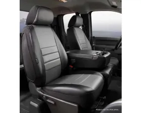FIA SL60 Series - Leatherlite Simulated Leather Custom Fit Front Seat Cover- Gray