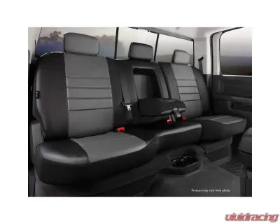 FIA SL600 Series-Leatherlite Simulated Leather Semi-Custom Fit Front Seat Cover-Gray Rear 2022-2024 - SL62-89 GRAY