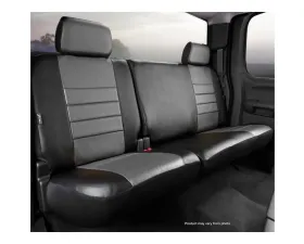 FIA SL60 Series - Leatherlite Simulated Leather Custom Fit Rear Seat Cover- Gray Rear