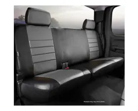 FIA SL60 Series - Leatherlite Simulated Leather Custom Fit Rear Seat Cover- Gray Rear