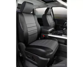 FIA SL60 Series - Leatherlite Simulated Leather Custom Fit Front Seat Cover- Gray Rear 2021-2024