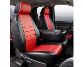 FIA SL60 Series - Leatherlite Simulated Leather Custom Fit Front Seat Cover- Red