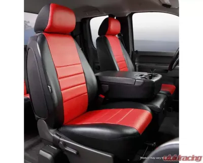 FIA SL60 Series - Leatherlite Simulated Leather Custom Fit Front Seat Cover- Red Ram 2019-2021 - SL69-47 RED