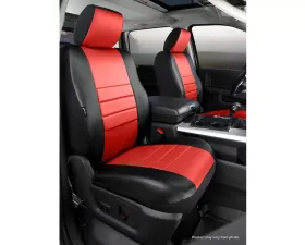 FIA SL60 Series - Leatherlite Simulated Leather Custom Fit Front Seat Cover- Red Rear 2021-2024