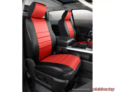 FIA SL60 Series - Leatherlite Simulated Leather Custom Fit Front Seat Cover- Red Front 2022-2024 - SL69-57 RED