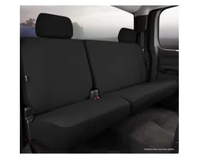 FIA SP80 Series - Seat Protector Polyester Custom Fit Rear Seat Cover - Black Rear