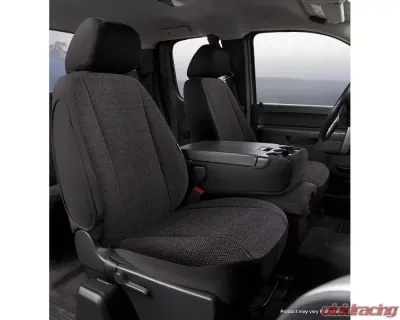 FIA TR40 Series - Wrangler Saddleblanket Custom Fit Front Seat Cover - Solid Black - TRS48-38 BLACK