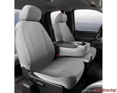 FIA TR40 Series - Wrangler Saddleblanket Custom Fit Front Seat Cover - Solid Gray - TRS48-38 GRAY