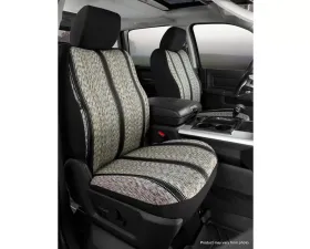 FIA TR40 Series - Wrangler Saddleblanket Custom Fit Front Seat Cover - Black Front 2022-2024