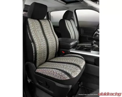 FIA TR40 Series - Wrangler Saddleblanket Custom Fit Front Seat Cover - Black Front 2022-2024 - TR49-57 BLACK