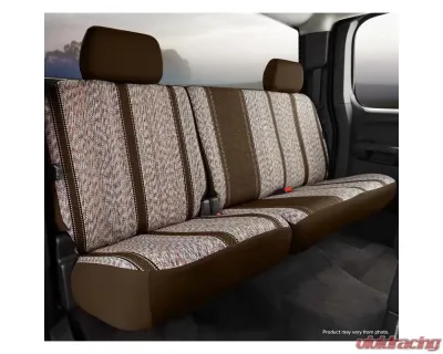 FIA TR40 Series - Wrangler Saddleblanket Custom Fit Rear Seat Cover - Brown Rear - TR45-10 BROWN
