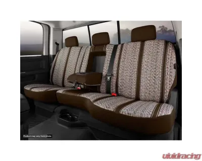 FIA TR40 Series - Wrangler Saddleblanket Custom Fit Rear Seat Cover - Brown Rear - TR42-80 BROWN