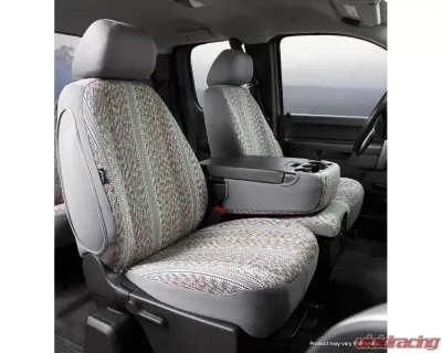 FIA TR40 Series - Wrangler Saddleblanket Custom Fit Front Seat Cover - Gray - TR48-38 GRAY