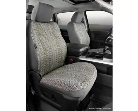 FIA TR40 Series - Wrangler Saddleblanket Custom Fit Front Seat Cover - Gray Front 2022-2024