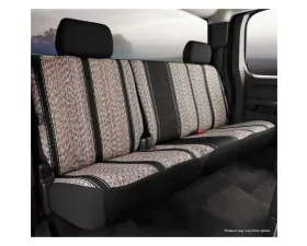 FIA TR40 Series - Wrangler Saddleblanket Custom Fit Rear Seat Cover - Black Rear 2021-2025