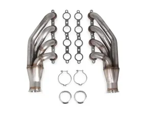 Flowtech LS Turbo Headers-Natural Finish