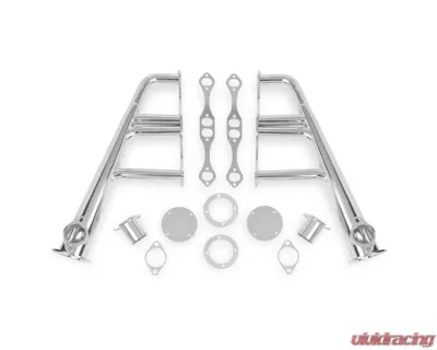 Flowtech Lakester Headers Chrome Finish - 11702-2FLT