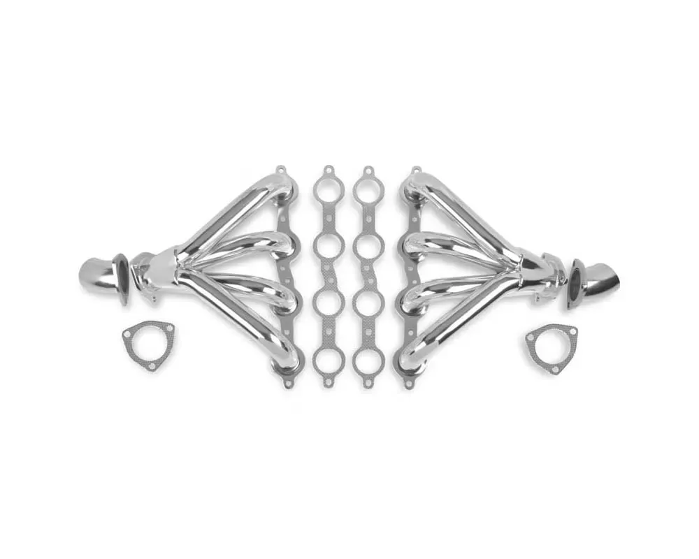Flowtech Tight Fit Block Hugger Headers Ceramic Coated - 11706-1FLT