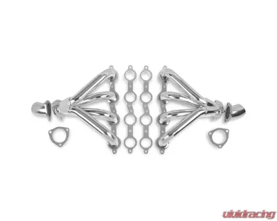 Flowtech Tight Fit Block Hugger Headers Ceramic Coated - 11706-1FLT