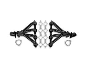 Flowtech Tight Fit Block Hugger Headers Black Paint