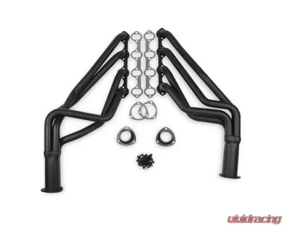 Flowtech Long Tube Header Black Paint - 12100FLT