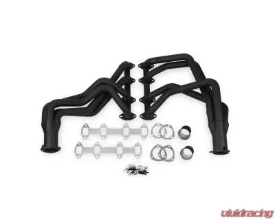 Flowtech Long Tube Header Black Paint - 12542FLT
