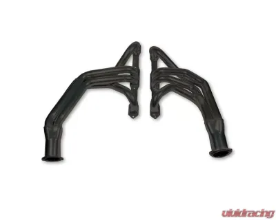 Flowtech Long Tube Header Black Paint - 13504FLT