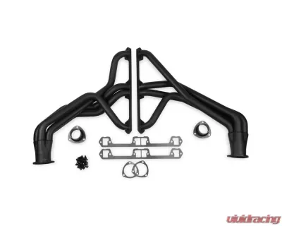 Flowtech Long Tube Header Black Paint - 13550FLT