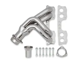 Flowtech Shorty Header Polished
