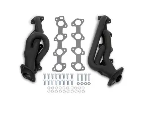 Flowtech Shorty Headers Black Painted